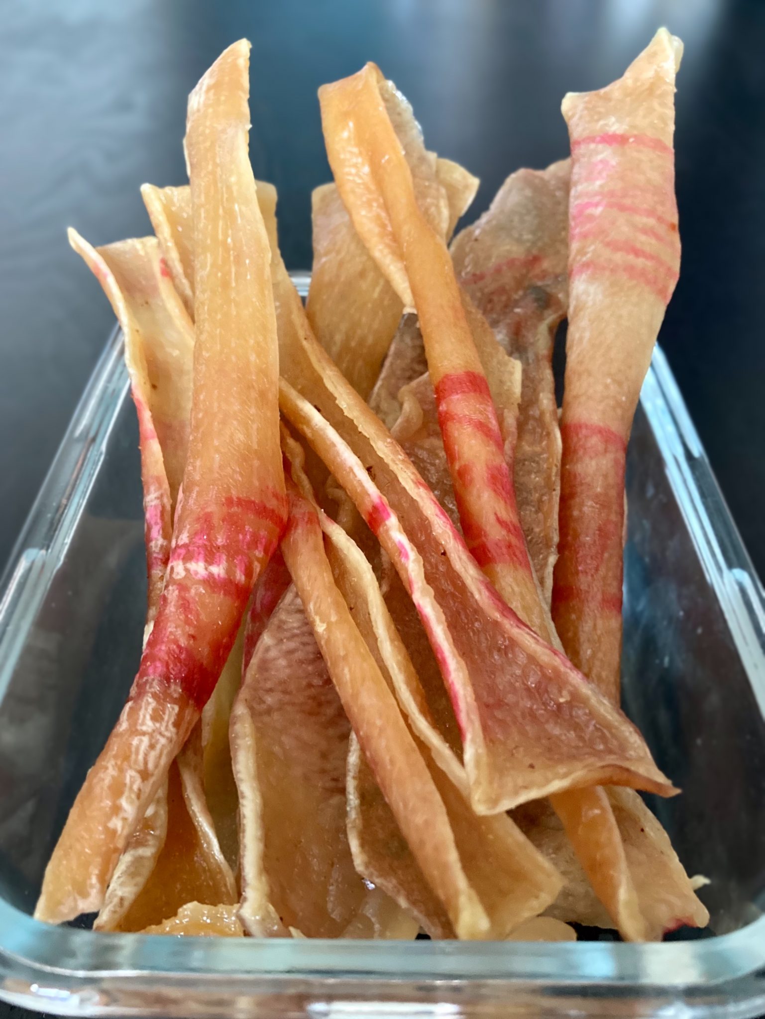 Pork Skin Dog Chews Air Dried Pork Skin Dog Chews airdriedtreats.pet