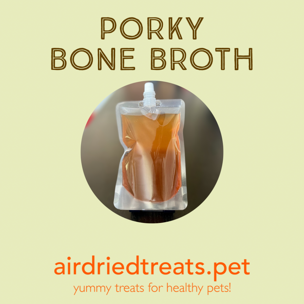 Pork Bone Broth airdriedtreats.pet Bone Broth for Dogs