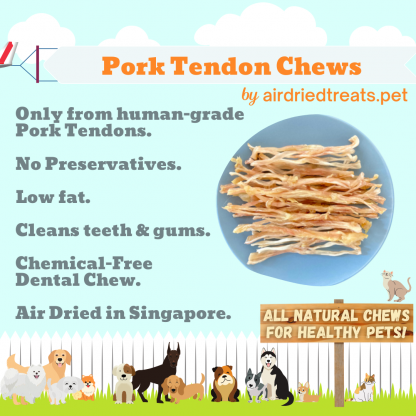 Air Dried Pork Tendons Chews