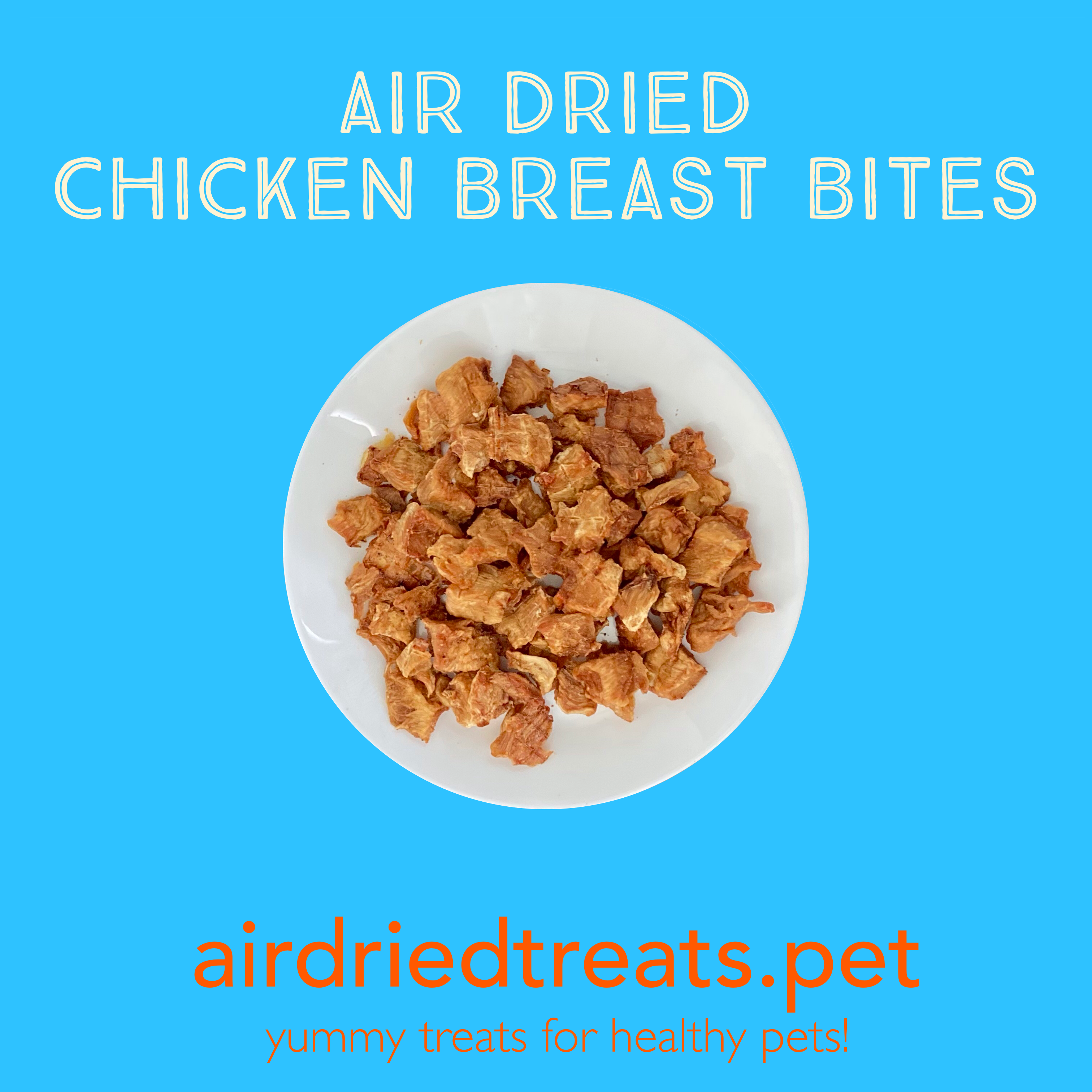 Air Dried Chicken Breast Bites airdriedtreats.pet Air Dried in Singapore