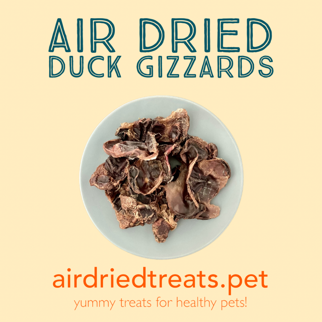 Air Dried Duck Gizzards airdriedtreats.pet Single Ingredient Treats