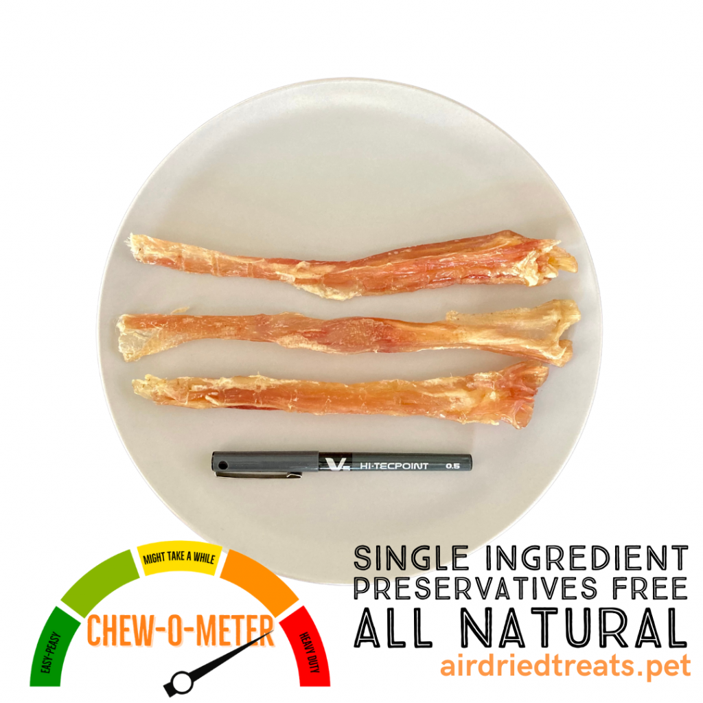 Air Dried Beef Tendons Chews airdriedtreats.pet Single Ingredient Chews