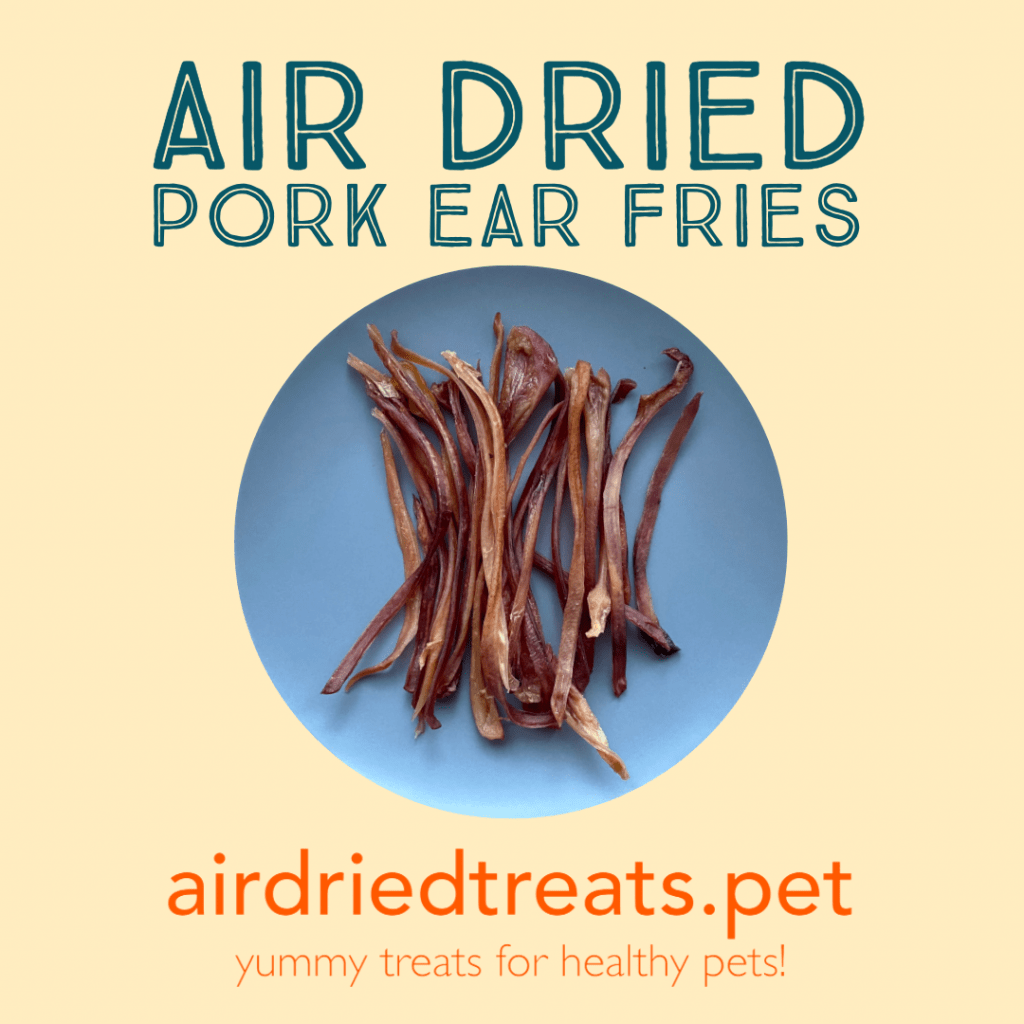 Air Dried Pork Ear Fries airdriedtreats.pet Single Ingredients Treats